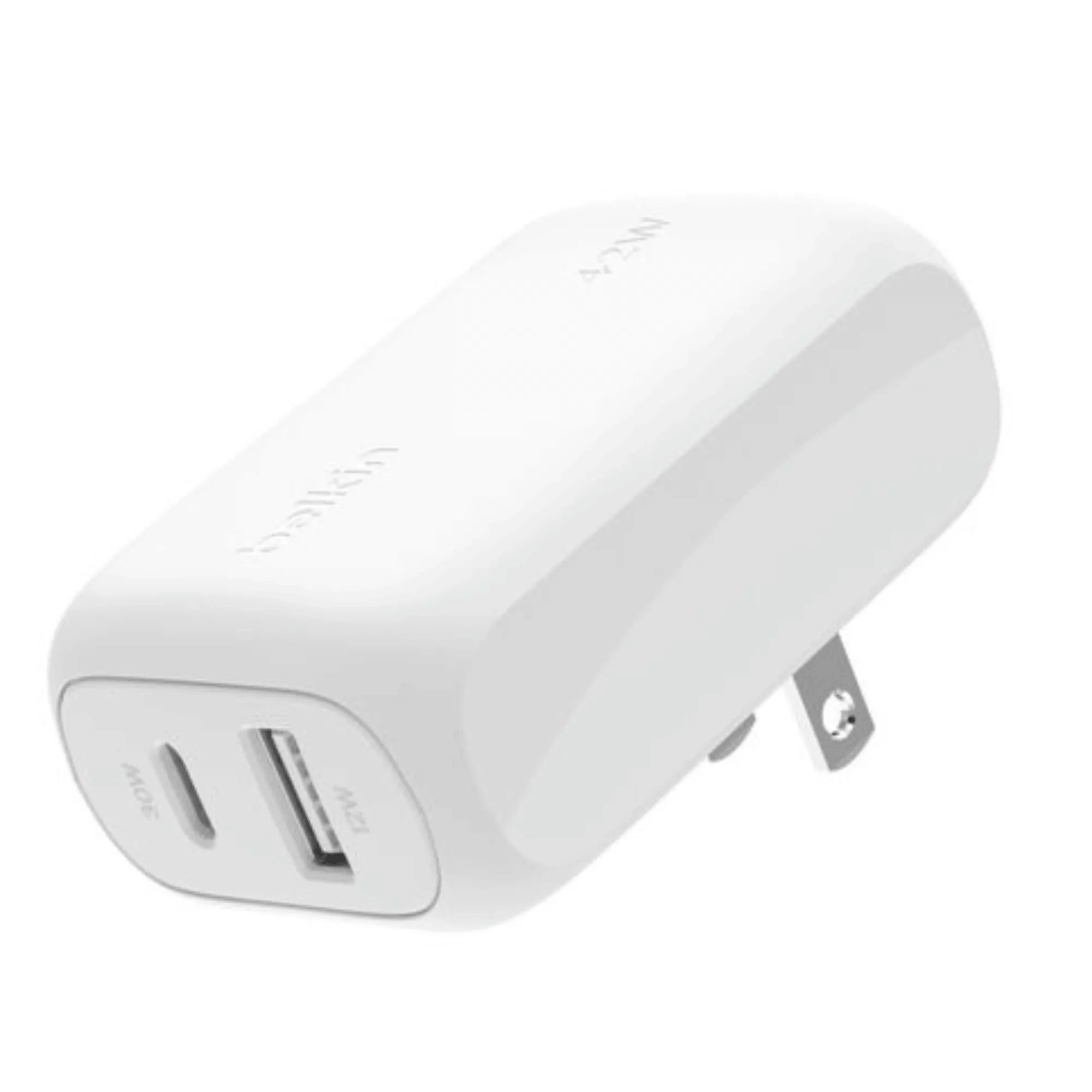 Cargador de Pared Belkin Dual 42W USBC 30W - USBA 12W