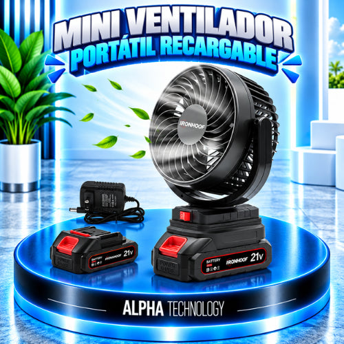 MINI VENTILADOR PORTÁTIL RECARGABLE