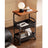 MESA CARRO ORGANIZADOR 3 NIV BASE MADERA