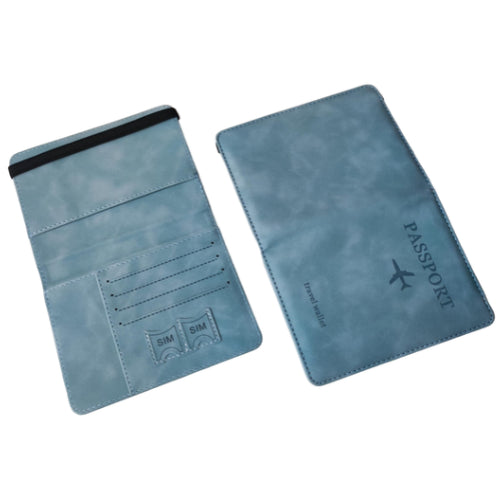 PORTA PASAPORTE CON PROTECCION RFID