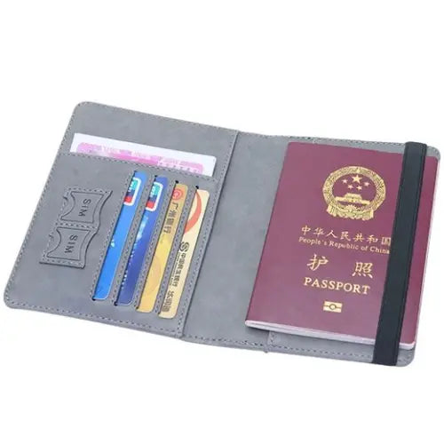 PORTA PASAPORTE CON PROTECCION RFID