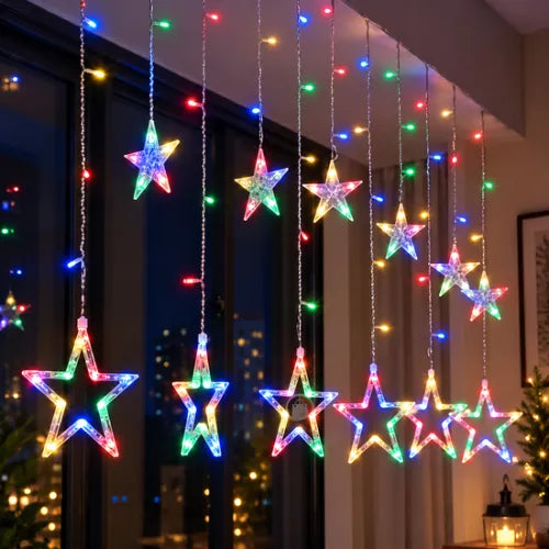CORTINA PUNTA ESTRELLA LED 3M