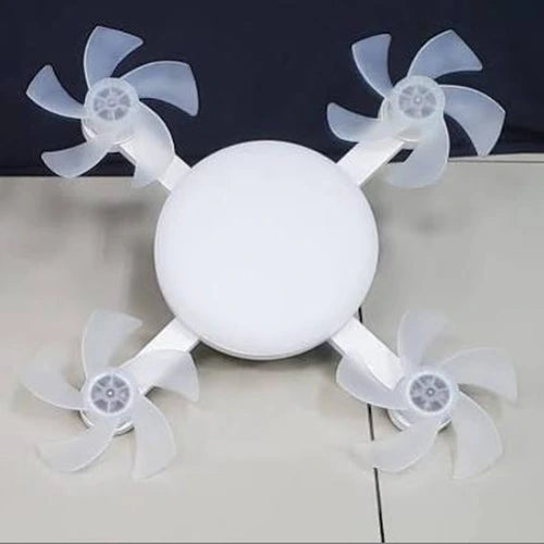 LAMPARA VENTILADOR DE TECHO 4 ASPAS E27