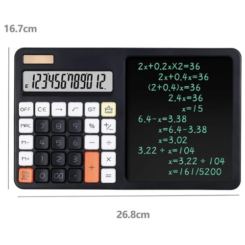CALCULADORA CON TABLERO BORRABLE